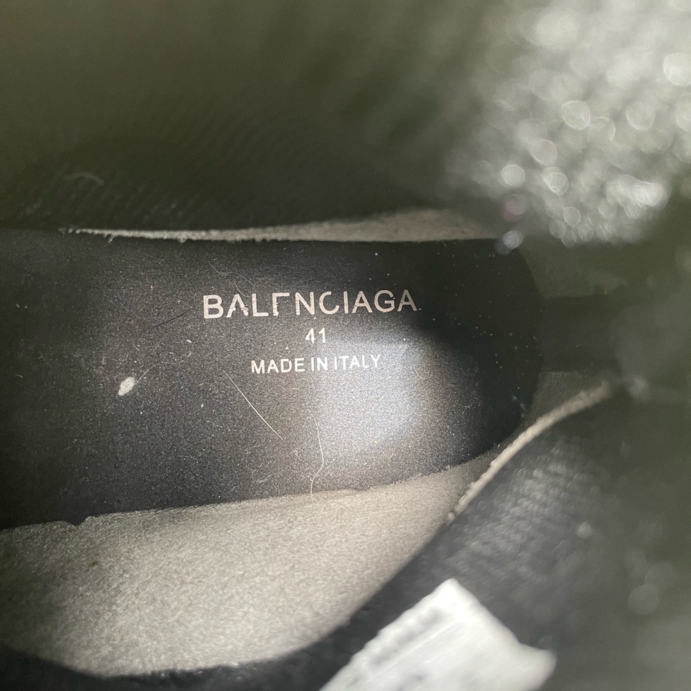 Balenciaga Black Italian Footwear